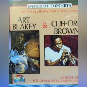 Immortal Concerts Art Blakey & Clifford Brown Poster